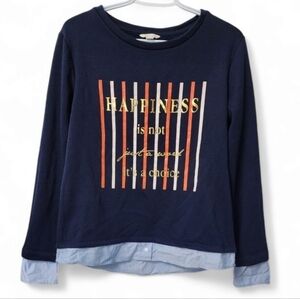 Springfield fleece dressy sweatshirt sweater